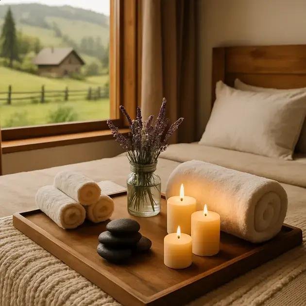 Cozy Countryside Retreats with Spa Experiences for Two